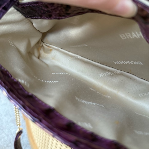 Brahmin Rosalie Crossbody Fig Jam Melbourne Genuine Leather - Picture 14 of 15